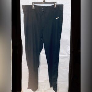 Nike Black Baseball Pants  with White Swoosh